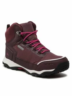 Προώθηση ✔️ Viking Παιδιά Μπότες Χιονιού Παπούτσια πεζοπορίας Akkarvik Mid Wp 3-51425-4817 Μπορντό 💯